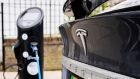 Tesla slid 3.5 per cent after Elon Musk sold another block of company shares worth about $700 million after earlier offloading about $5 billion worth of stock following a Twitter poll.  Photograph:  John Walton/PA Wire