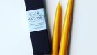 Beautiful Irish beeswax candles can be bought from Brookfield Farm in Nenagh. 