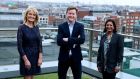   Greenhouse Software’s Colm O’Cuinneain and Renu Jhugaroo with the IDA’s Mary Buckley (left): The new positions will bring the company’s total headcount in Ireland to 160 over the next two years. Photograph: Maxwells 