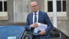 Minister for Foreign Affairs Simon Coveney has said the ‘less talk…the better’ about the triggering of Article 16 of the Northern Ireland protocol in the coming weeks. Photograph: Alan Betson
