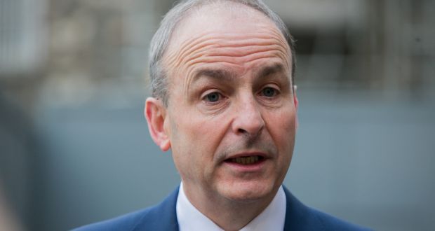 Taoiseach Micheál Martin: It’s a rough time trying to keep national spirits up in the face of constant opposition harassment.   Photograph: Gareth Chaney/Collins