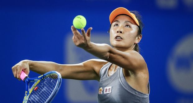 Peng Shuai: a letter purportedly from the player appeared on Chinese state media. Photograph: Wang He/Getty