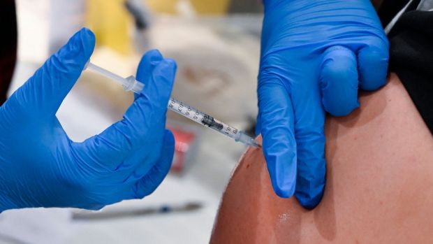 Rates of vaccination range from 88 per cent in Portugal to 24 per cent in Bulgaria. Ireland is fifth on 76 per cent. Photograph: Thomas Kienzel/ AFP via Getty Images