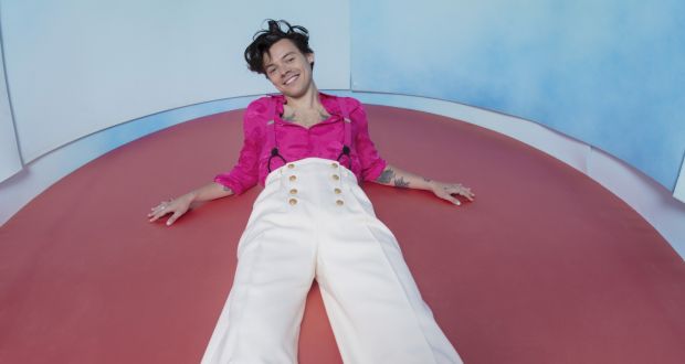 Harry Styles, who was recently featured on the cover of Vogue, has launched a beauty brand called Pleasing.  Photograph: Tim Walker