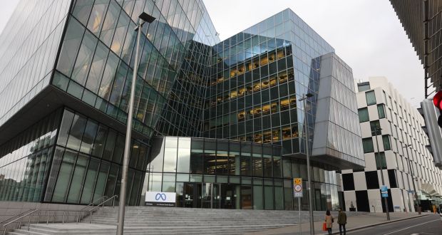 Meta’s headquarter building in Dublin. Photograph: Dara Mac Dónaill/The Irish Times