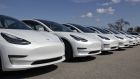 When Tesla’s market valuation first topped $100 billion in January 2020, the company reported quarterly revenue of $7.4 billion. Photograph: iStock