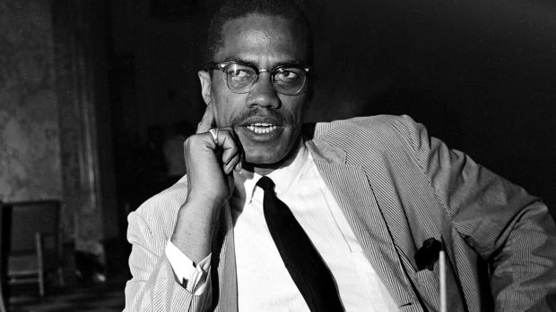 Malcolm X in 1964: His assassination silenced one of America’s most influential black leaders, a man whose words and ideas reverberate in contemporary social justice movements. Photograph: AP