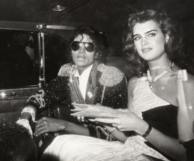 Michael Jackson and Brooke Shields after the 26th Grammy music awards in 1984. Photograph: Ron Galella/Ron Galella Collection via Getty