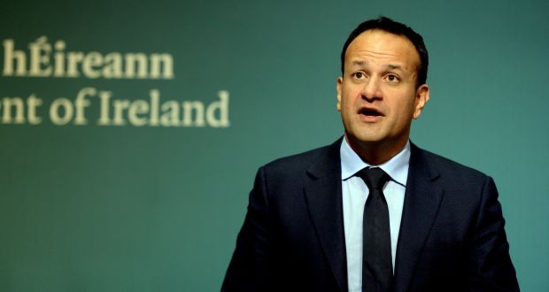 Tánaiste Leo Varadkar said there were idications the positivity rate of Covid-19 tests and the number of new infections was “starting to level off,” but it was too early to say for sure. Photograph: Cyril Byrne