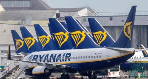 Ryanair passenger felt it was ‘tasteless’ that the company attenpted to ‘discredit’ him following his complaint. Photograph: Paul Faith/AFP