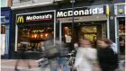 McDonald’s on Grafton Street in Dublin. The McDonald’s operation here is made up of 93 franchised stores and two owner-operated outlets. Photograph: Bryan O’Brien