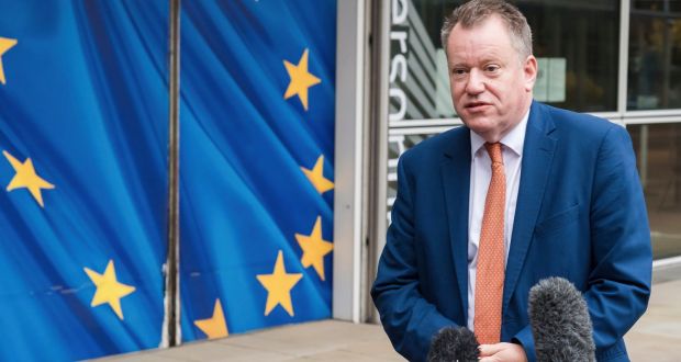 Britain’s chief Brexit negotiator David Frost: ‘The gap between our positions is still significant and we are ready to use Article 16 to protect the Belfast Agreement if other solutions cannot be found.’ File photograph: Geert Vanden Wijngaert/AP Photo