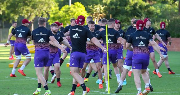 The Munster squad training in Pretoria earlier in the week. Photo: Gordon Arons/Inpho
