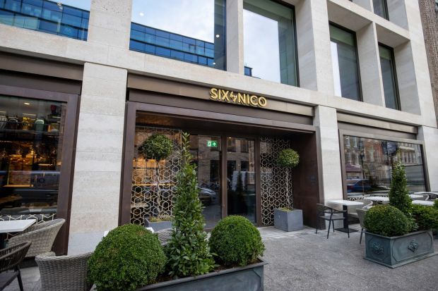 Six by Nico: the restaurant has outdoor seating on Molesworth Street