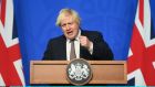 British prime minister Boris Johnson: ‘We don’t see any need currently to change the guidance about how people are living their lives.’ Photograph: Paul Grover/WPA Pool/Getty 