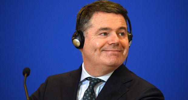 “I am confident about our ability to sustain a strong recovery into next year” – Minister for Finance and Eurogroup president  Paschal Donohoe. – Photograph: Eric Piermont/AFP 