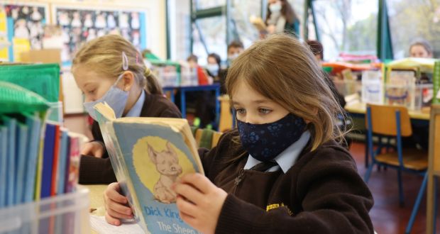 The National Parents Council Primary has called for flexibility around the enforcement of the new mask wearing rules. Photograph: Bryan O Brien/The Irish Times