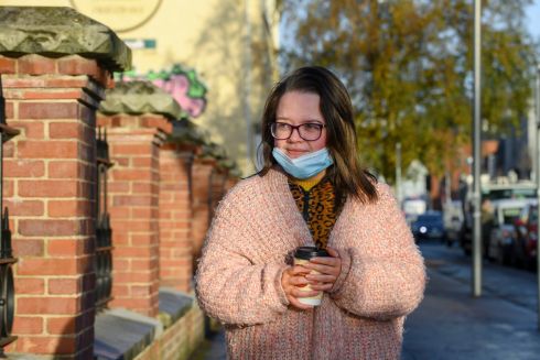 DISGUST: Sexual assault survivor Rachel McElroy, pictured at Cork Criminal Court, spoke of her disgust at being assaulted during a night out with college friends, while passers-by recorded the incident and posted footage on social media. Photograph: Daragh Mc Sweeney/Cork Courts Limited
