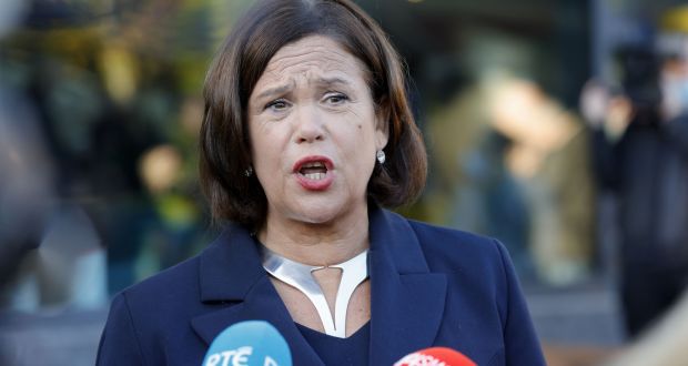 People in Ireland are living in the dying days of partition, Sinn Féin leader Mary Lou McDonald has told an audience in the United States. Photograph: Alan Betson