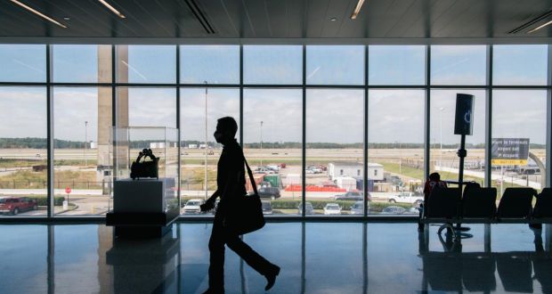 From Monday all international travellers to the US will have to produce a negative Covid test carried out within a 24-hour window prior to departure. Photograph:  Brandon Bell/Getty Images