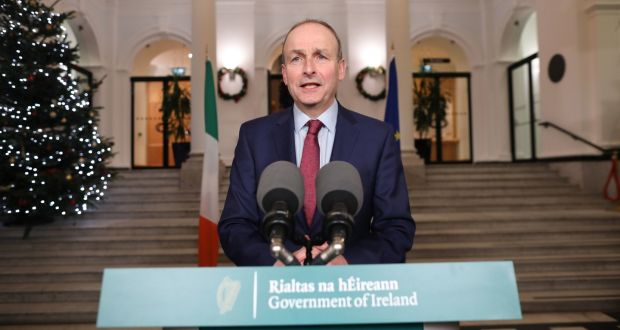 Taoiseach Micheál Martin said the unvaccinated have a disproportionate impact on our health services, on our ICU bed. Photograph: Julien Behal/PA Wire