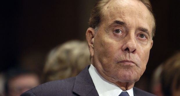 Leaders from across the political spectrum in the US offered tributes to Bob Dole. File Photograph: Stephanie Kuykendal/Getty Images