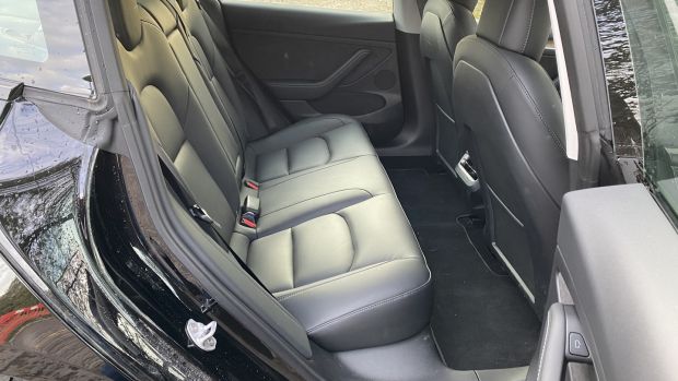 The Model 3 features heated seats