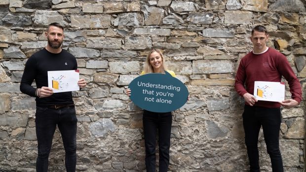 Dan Shanahan, Nicole Owens and Maurice Shanahan pictured at the launch of the Talking Depression campaign