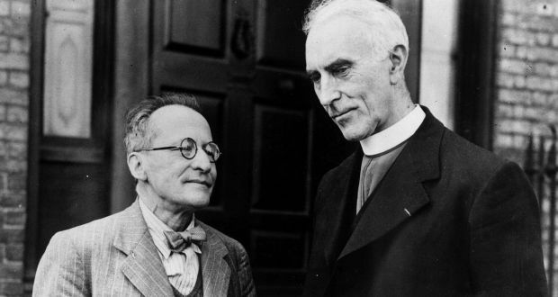 Erwin Schrödinger with Mgr Pádraig de Brún, a close friend while he lived in Ireland: The clergy man may have prevented the scientist from pursuing a young girl.