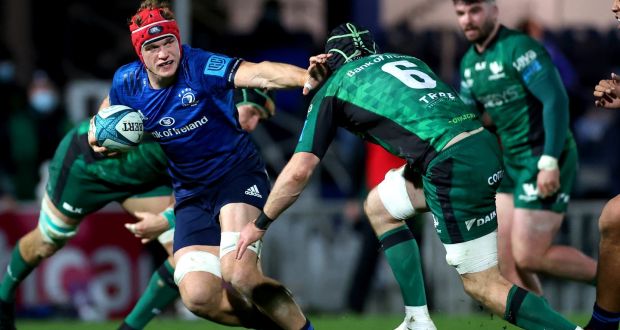 Josh van der Flier was named player of the match during Leinster’s recent win over Connacht. Photograph: James Crombie/Inpho