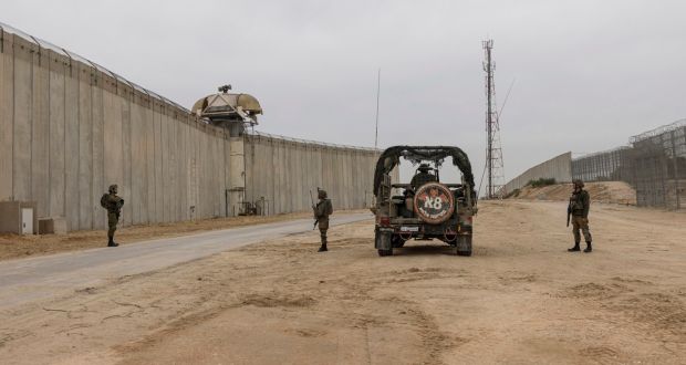 Israel says the security barrier around the Gaza Strip is designed to prevent militants from secretly crossing into the country. Photograph: Tsafrir Abayov/AP
