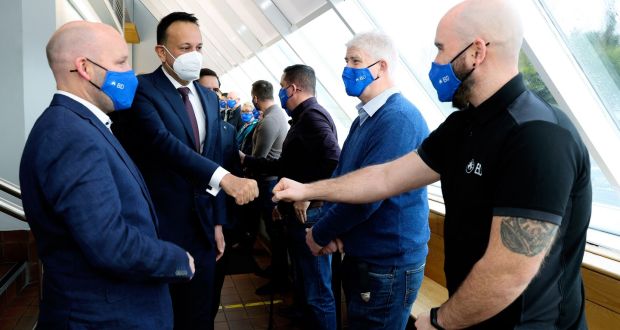   Tánaiste Leo Varadkar at the  launch of  the new production facility at the plant in BD Drogheda. Photograph:  Maxwells