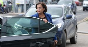 Sinn Féin leader Mary Lou McDonald said Ireland was living in the ‘dying days of partition’. Photograph: Alan Betson