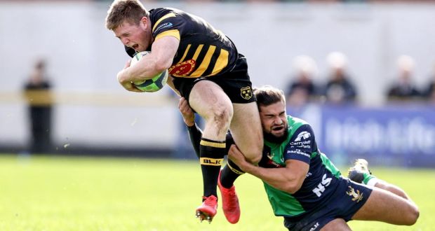 Young Munster fullback  Patrick Campbell is in line to make his Munster debut against Wasps on Sunday in the Champions Cup. Photograph: Laszlo Geczo/Inpho