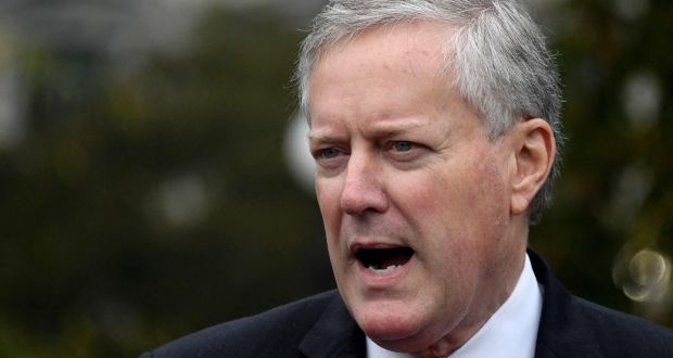 Mark Meadows refused to appear for a deposition scheduled on Wednesday, instead filing a lawsuit against House speaker Nancy Pelosi and the nine members of the committee. Photograph: Olivier Douliery/AFP via Getty