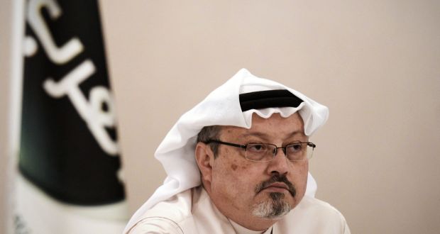 Saudi journalist  Jamal Khashoggi was murdered after entering the Saudi consulate in Istanbul on October 2nd, 2018. Photograph: Mohammed al-Shaikh/AFP via Getty Images