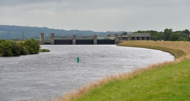  The Shannon pipeline would take water from the lower river Shannon at the Parteen Basin in Co Tipperary, with water treatment at the nearby village of Birdhill. Photograph: Alan Betson