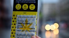 Meal ticket: an edible one-day ticket for Berlin’s public transport operator BVG, designed to help commuters ‘calm down’ during the ‘stressful’ Christmas period. Photograph: Tobias Schwarz/AFP