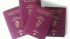 The High Court has ordered the Minister for Foreign Affairs to make a decision on an application for an Irish passport for a child who was born in the UK via a surrogacy arrangement. Photograph: Bryan O’Brien