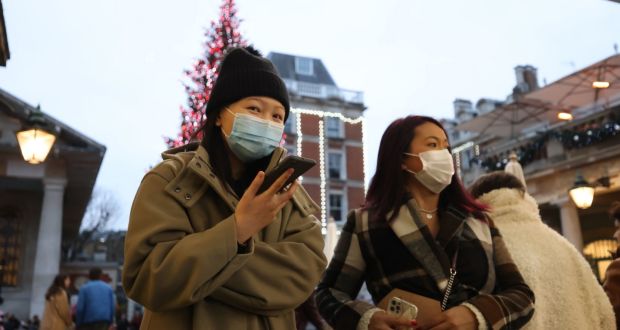 London’s Covent Garden: Many people are staying at home and avoiding crowded places over the next few days. Photograph:  James Manning/PA 