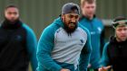 Bundee Aki returns to the Connacht side for the first time in over two months for Sunday’s Champions Cup clash away to Leicester. Photograph: James Crombie/Inpho