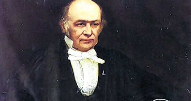 The Irish mathematician William Rowan Hamilton. After he died  ‘innumerable dinner plates were found buried in the mountainous piles of papers’ in his office.