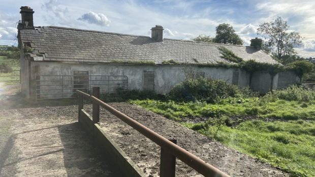 The abandoned O’Dowd farmhouse in Ballydougan, Co Down, near Lurgan.