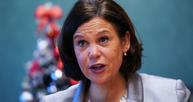 Mary Lou McDonald is on the rise: Only a fool would dismiss the possibility of there being a Sinn Féin first minister and  taoiseach in office at the same time in or around early 2025. Photograph: Brian Lawless/PA Wire