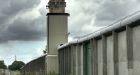A watchtower and perimeter wall of the Maze Prison. Photograph: Paul McErlane/Bloomberg News