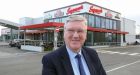 Supermac’s founder Pat McDonagh outside Supermac’s at the Galway Plaza. Photograph: Joe O’Shaughnessy