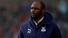 Crystal Palace will be without their manager Patrick Vieira for the trip to Tottenham Hotspur after the manager tested positive for Covid-19. Photograph: Martin Rickett/PA