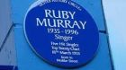 The Ulster History Circle commemorative plaque honouring the Belfast singer Ruby Murray.  The Circle administers the scheme for all nine counties and has collectively chalked up a significant milestone of 250 subjects.