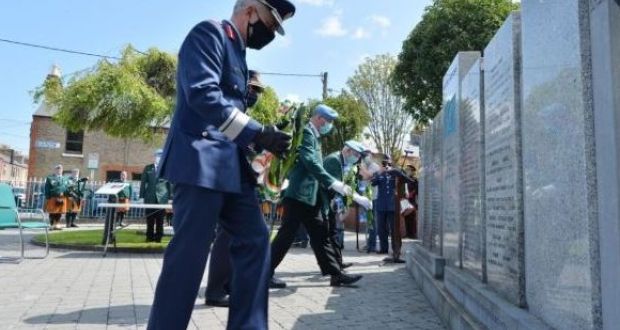 Lieut Gen Seán Clancy at a wreath-laying ceremony at the UN memorial garden at Arbour Hill, Dublin, in May. Photograph: Alan Betson