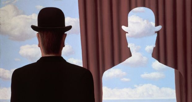 René Magritte’s Décalcomanie: Could we fix a lot of problems by reversing the usual logic and doing the exact opposite of what one might expect?